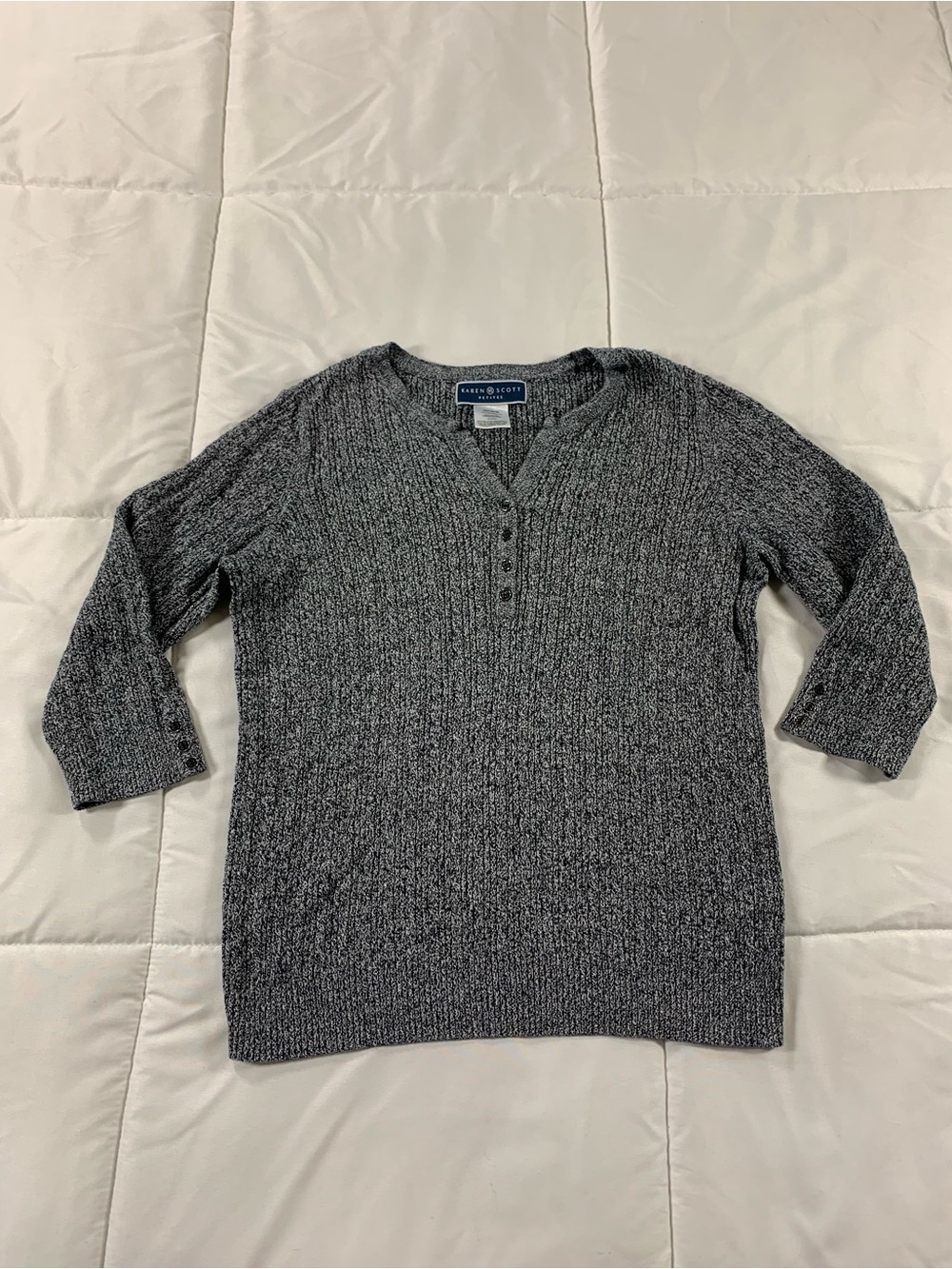Pre loved KAREN SCOTT shirt womens size M petite